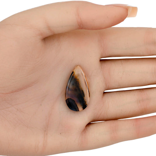 Montana Agate 27.5x14.7x3.5 mm Pear Gemstone LS03903-40