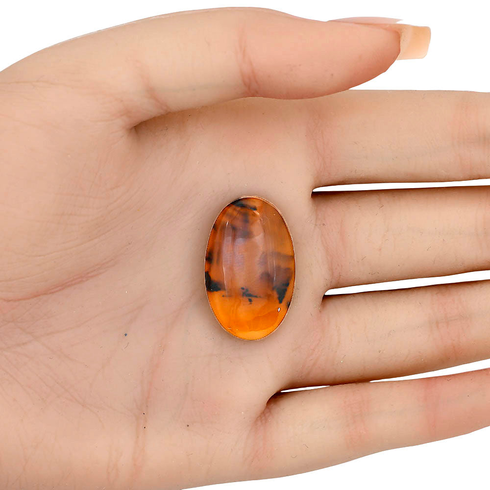 Montana Agate 27.2x17x6 mm Oval Gemstone LS03943-40