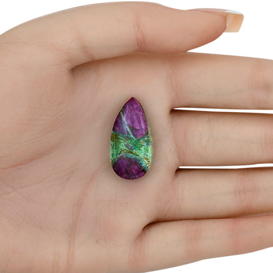Ruby-In-Fuchsite 27x14.3x5.5 mm Pear Gemstone LS03996-68