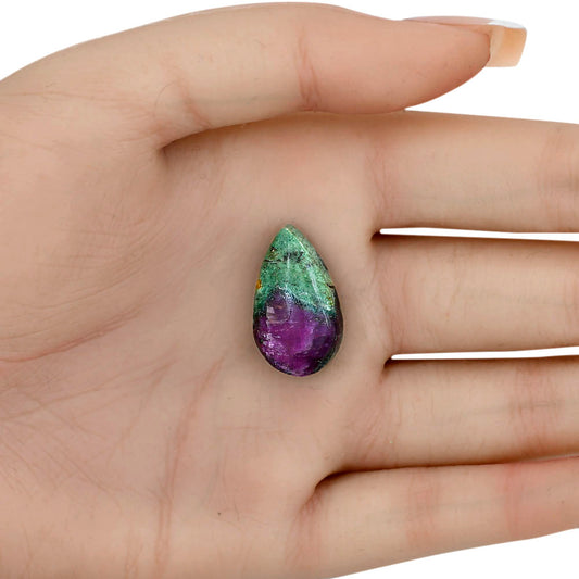 Ruby-In-Fuchsite 23.3x13.8x6 mm Pear Gemstone LS04045-68