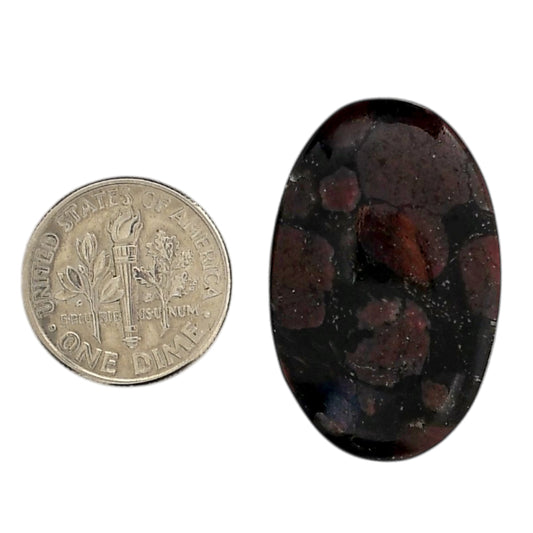 Eudialyte 19.8x30.7x5.5 mm Oval Shape Polished Gemstone LS104-06066