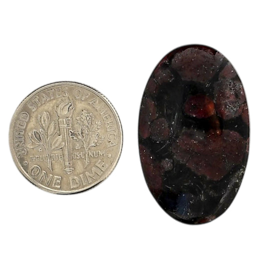 Eudialyte 17.7x28.3x4.5 mm Oval Shape Polished Gemstone LS104-06068