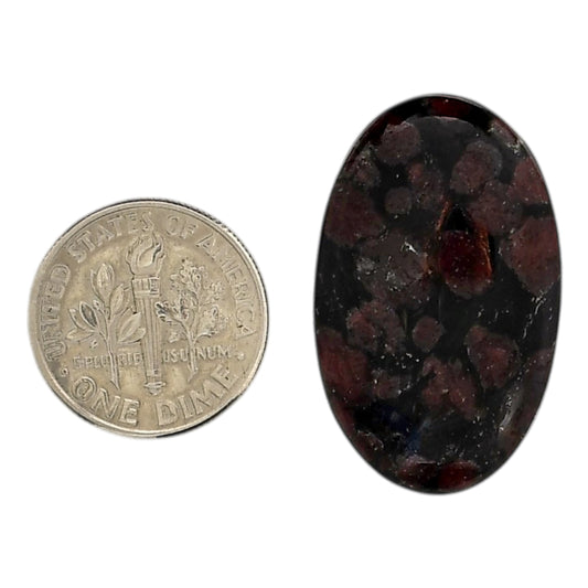 Eudialyte 18.4x29.6x5 mm Oval Shape Polished Gemstone LS104-06074