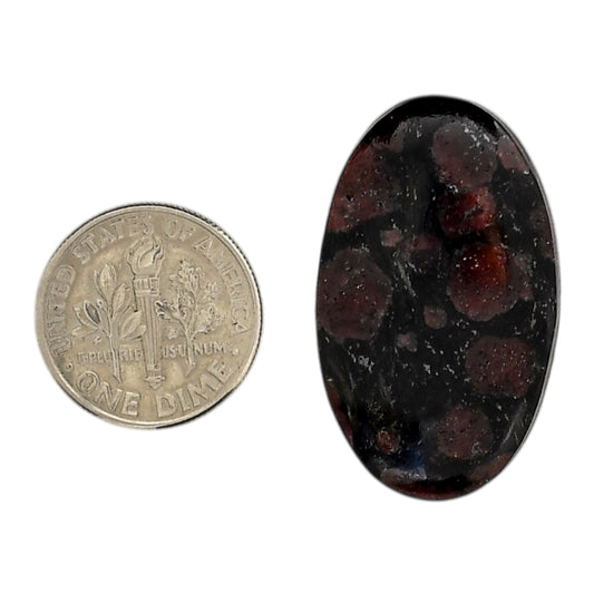 Eudialyte 19.2x31.8x4.4 mm Oval Shape Polished Gemstone LS104-06075