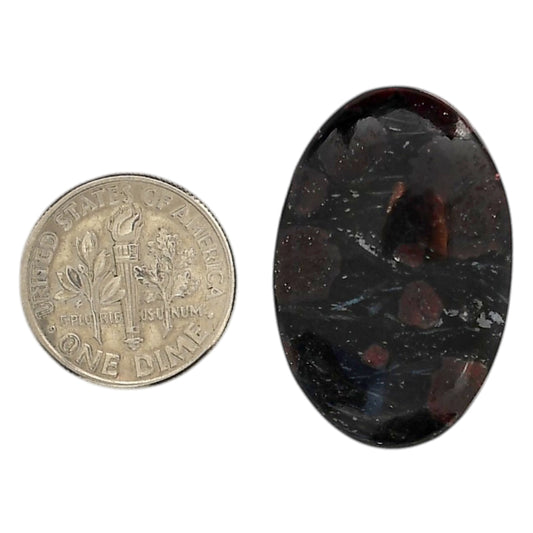 Eudialyte 19.8x29.8x5.5 mm Oval Shape Polished Gemstone LS104-06082