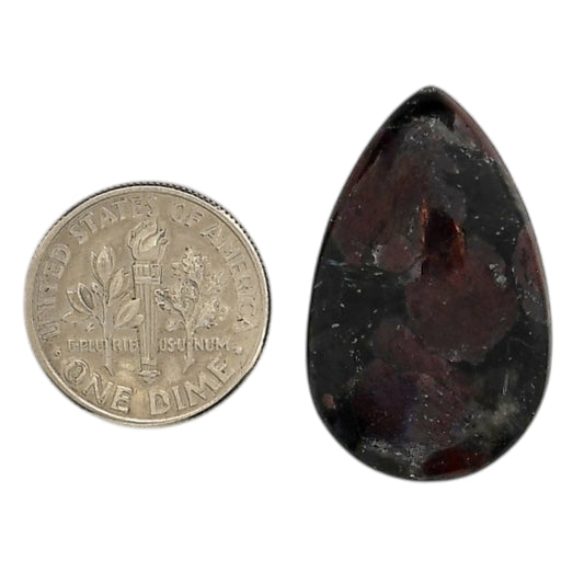 Eudialyte 17.9x28.6x5.7 mm Pear Shape Polished Gemstone LS104-06086
