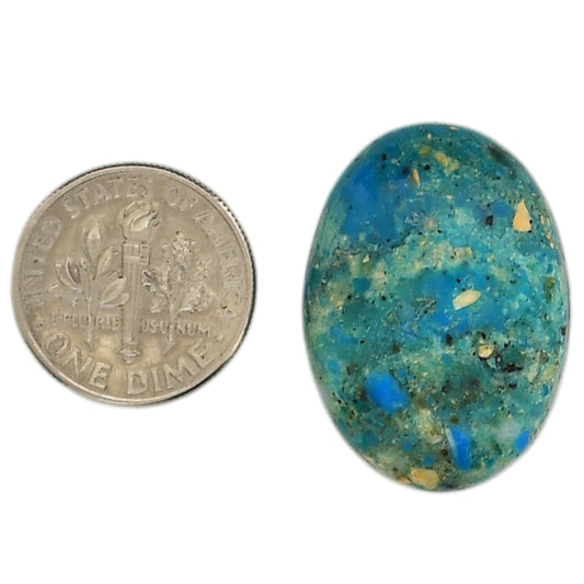 Peruvian Opalina 19.5x26.8x7.2 mm Oval Shape Polished Gemstone LS105-06094
