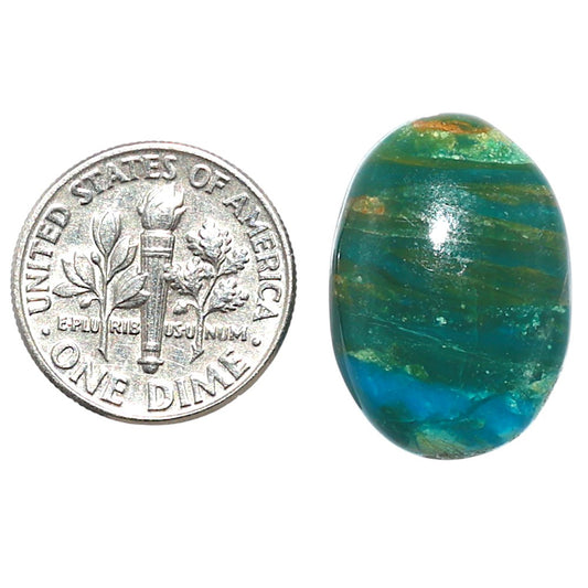 Peruvian Opalina 15.3x21.75x6.8 mm Oval Shape Polished Gemstone LS105-08610