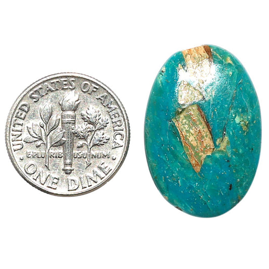 Peruvian Opalina 17x24.85x4.5 mm Oval Shape Polished Gemstone LS105-08619