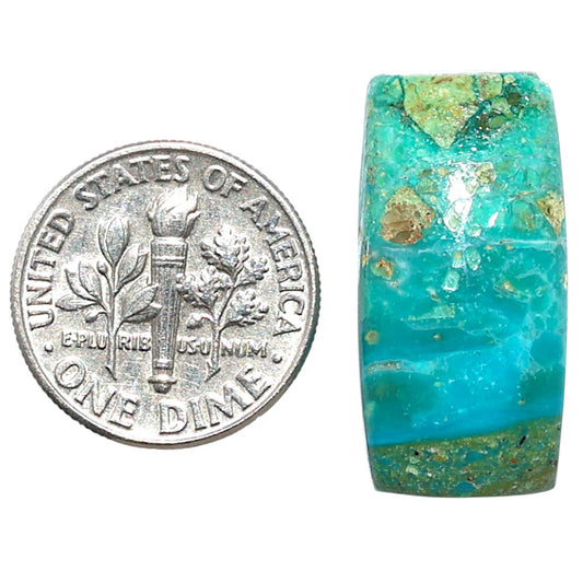 Peruvian Opalina 12.2x24.6x5.8 mm Baguette Shape Polished Gemstone LS105-08623