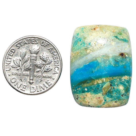 Peruvian Opalina 18.5x24.85x6.5 mm Cushion Shape Polished Gemstone LS105-08634