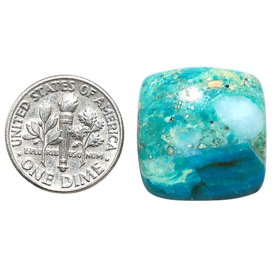 Peruvian Opalina 19.5x20.3x5.7 mm Cushion Shape Polished Gemstone LS105-08635