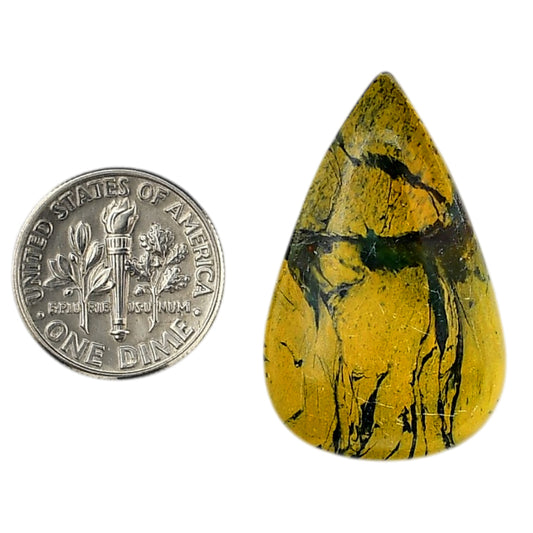 Mariposite 20.3x32.6x4.7 mm Pear Shape Polished Gemstone LS109-06181