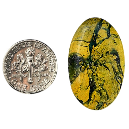Mariposite 18.6x30x4.5 mm Oval Shape Polished Gemstone LS109-06182
