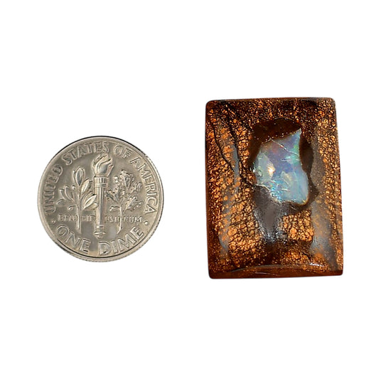 Boulder Opal 18x24x6.9 mm Baguette Shape Polished Gemstone LS115-06304