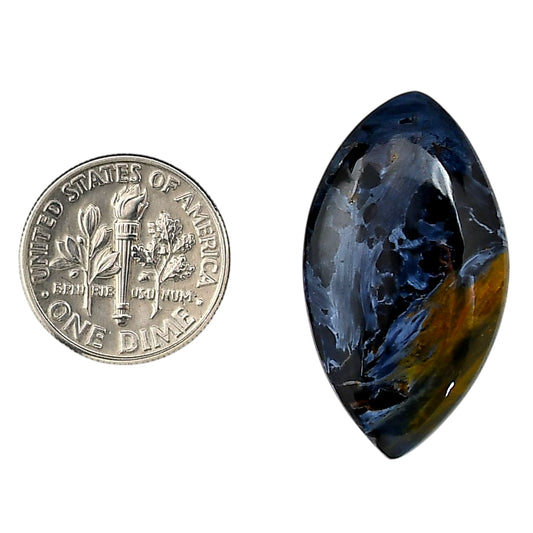 Pietersite 17.2x31x5 mm Marquise Shape Polished Gemstone LS116-06345