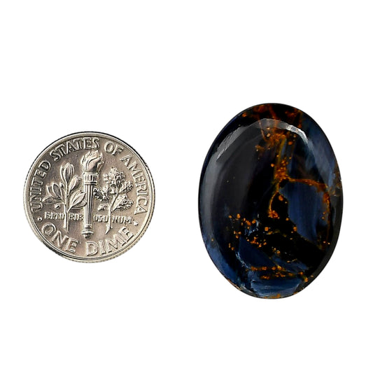 Pietersite 19.5x26.35x3.5 mm Oval Shape Polished Gemstone LS116-06347