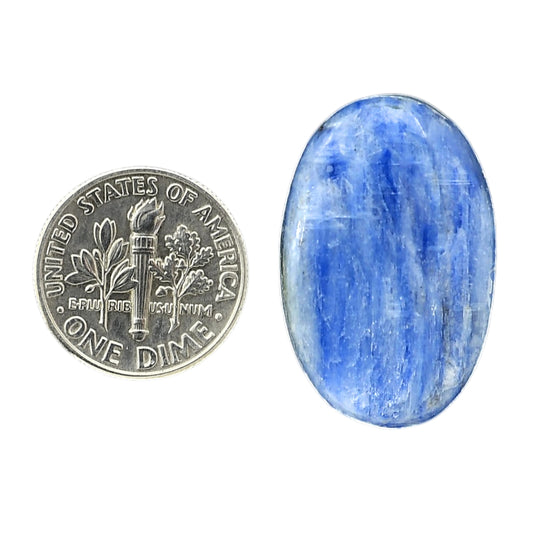 Blue Kyanite 17.9x27.6x5.5 mm Oval Shape Polished Gemstone LS120-06384