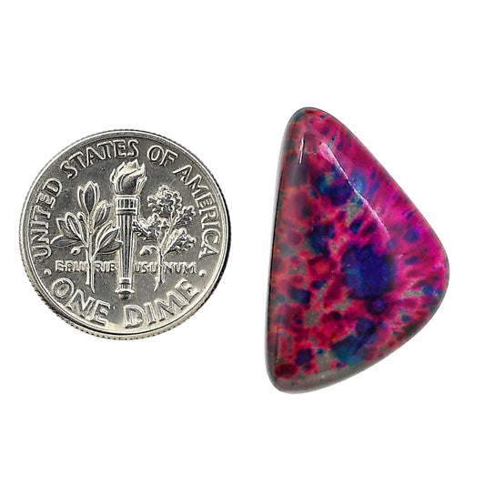 Lab Created Multi Color Labradorite 15.4x24.25x5.3 mm Fancy Shape Polished Gemstone LS125-06501