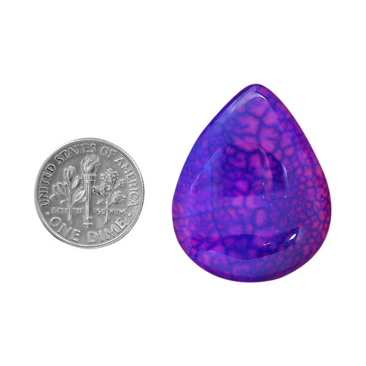 Dragon Vein Agate 25.7x31.8x7 mm Heart Shape Polished Gemstone LS126-06515