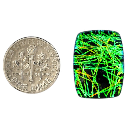 Dichroic Glass Doublet 15.9x21.5x6 mm Cushion Shape Polished Gemstone LS128-06586