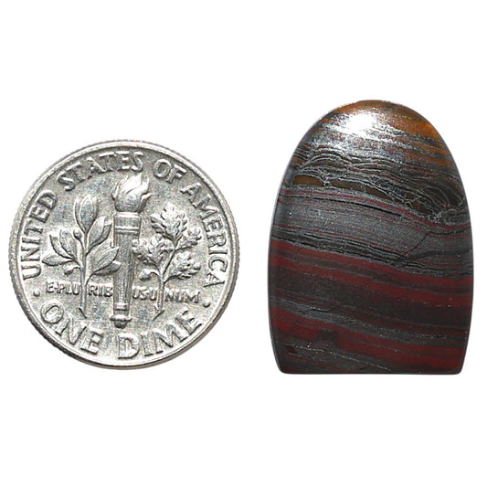 Iron Tiger Eye 16x21.25x3 mm Fancy Shape Polished Gemstone LS13-08358