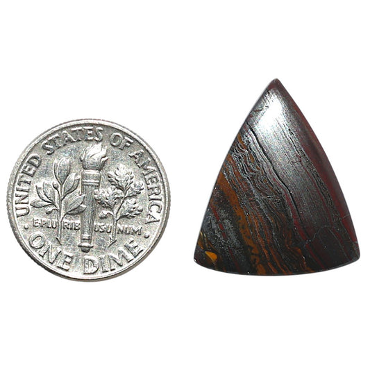 Iron Tiger Eye 18.2x21.6x3.4 mm Fancy Shape Polished Gemstone LS13-08368