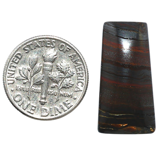 Iron Tiger Eye 12.2x23.4x4.5 mm Fancy Shape Polished Gemstone LS13-08369