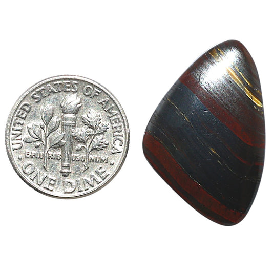 Iron Tiger Eye 17.6x26.6x4.7 mm Fancy Shape Polished Gemstone LS13-08376