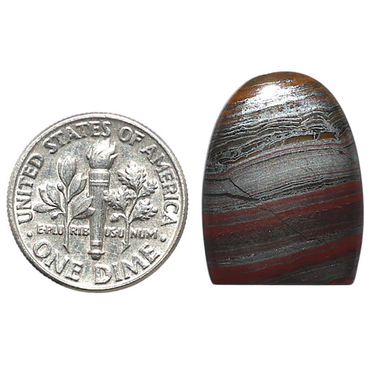 Iron Tiger Eye 16x21.1x3 mm Fancy Shape Polished Gemstone LS13-08380