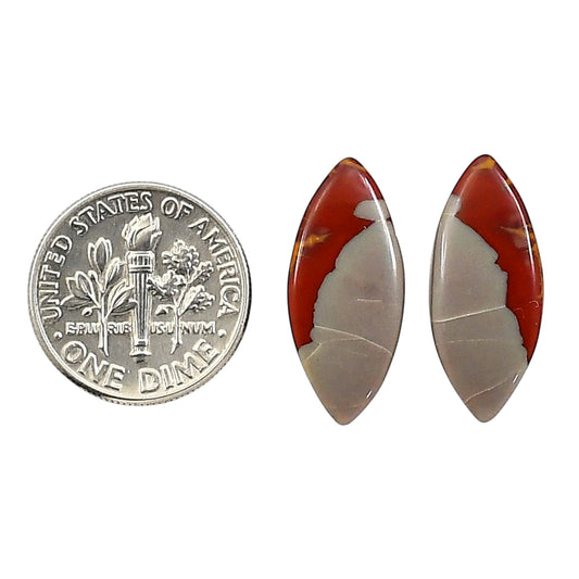 Noreena Jasper Pair 9.1x21.4x3.7 mm Marquise Shape Polished Gemstone LS131-06692