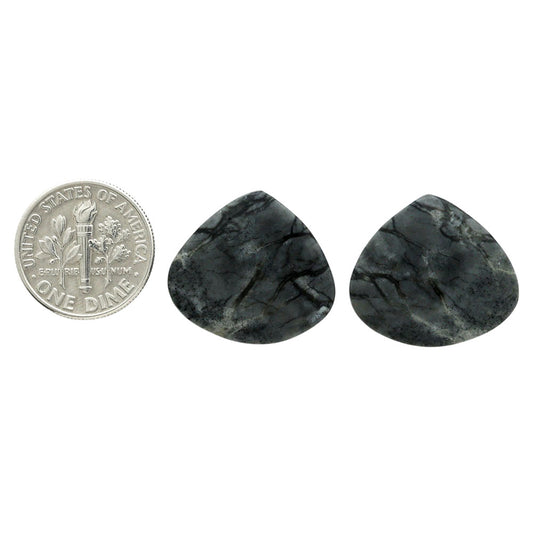 Picasso Jasper Pair 19.2x21.1x4 mm Heart Shape Polished Gemstone LS135-07100