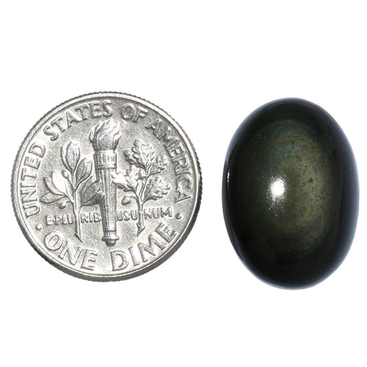 Obsidian Eye 13x18x6 mm Oval Shape Polished Gemstone LS136-07131