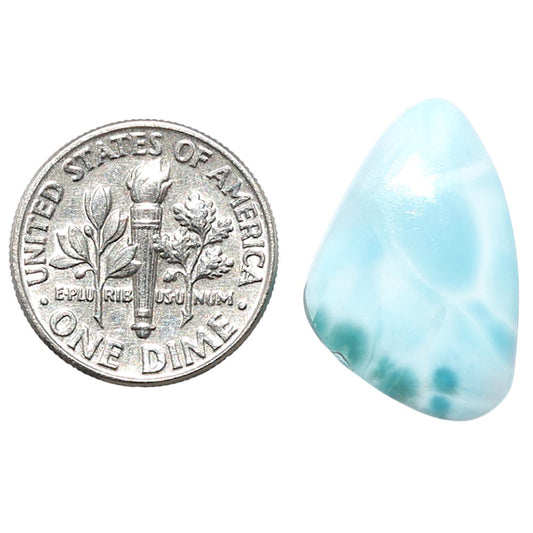 Larimar (Dominican Republic) 14.4x21.45x5 mm Fancy Shape Polished Gemstone LS137-08943