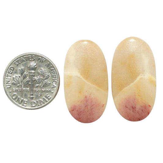 Mookaite Pair 13.75x26x4 mm Oval Shape Polished Gemstone LS139-07476