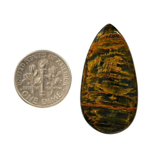 Nellite 18.1x34.55x5.4 mm Pear Shape Polished Gemstone LS14-05704