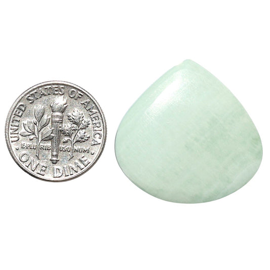 Saturn Chalcedony 25.2x25.9x3.5 mm Heart Shape Polished Gemstone LS145-08540