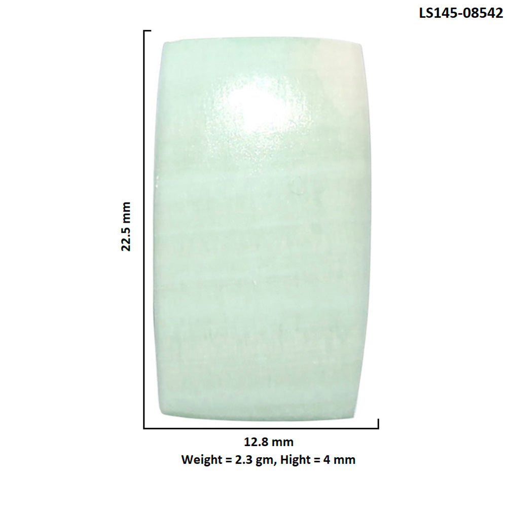 Saturn Chalcedony 12.8x22.5x4 mm Baguette Shape Polished Gemstone LS145-08542
