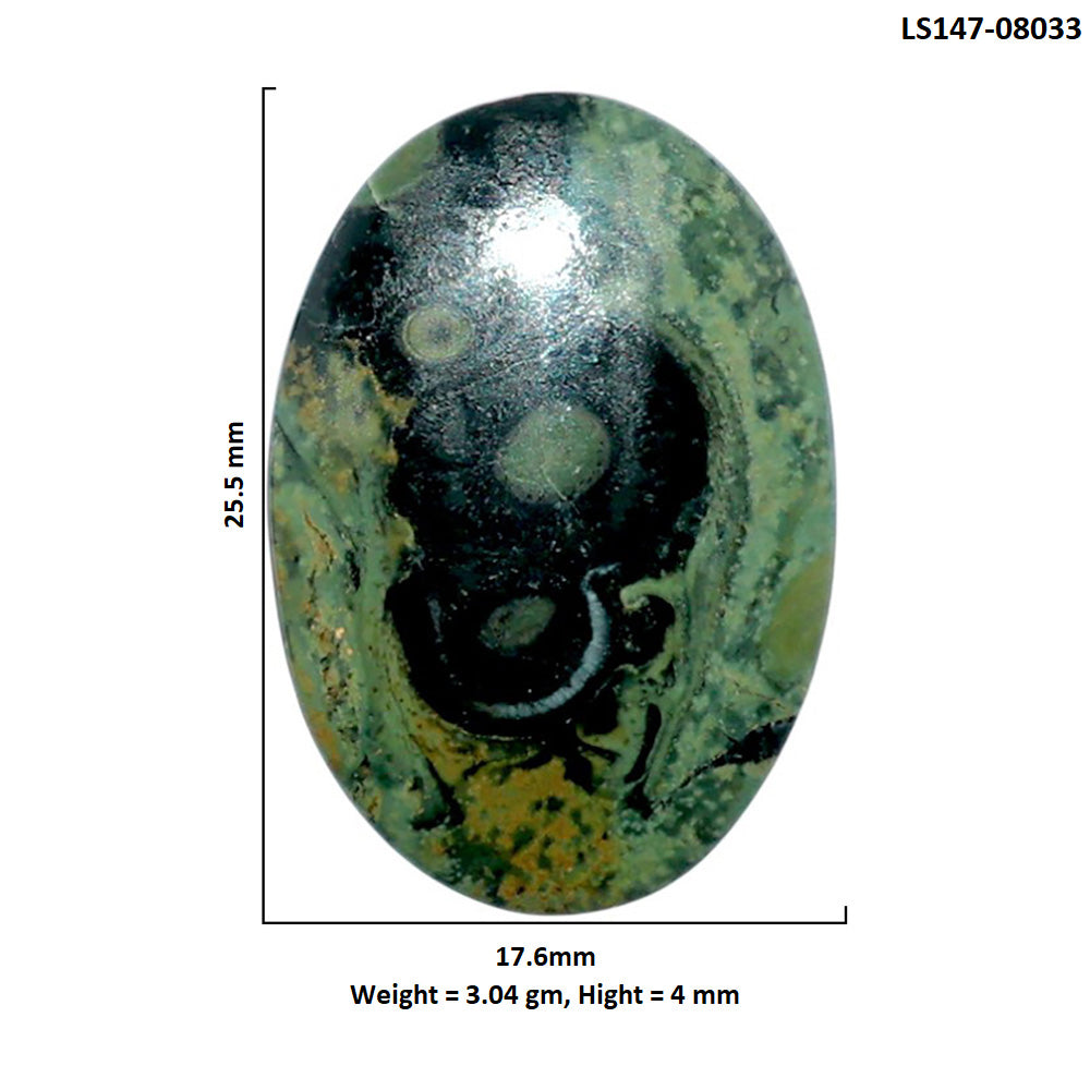Star Galaxy Jasper 17.6x25.5x4 mm Oval Shape Polished Gemstone LS147-08033