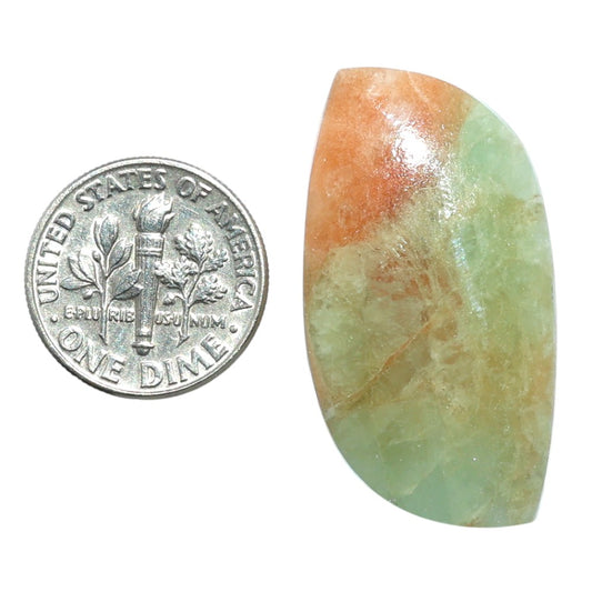 Golden Seraphinite 18.7x35.7x5 mm Fancy Shape Polished Gemstone LS149-08073