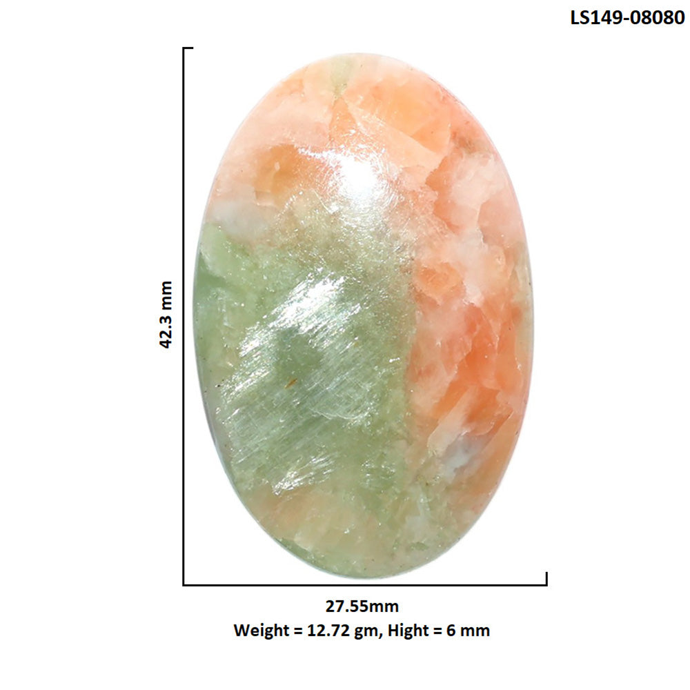Golden Seraphinite 27.55x42.3x6 mm Oval Shape Polished Gemstone LS149-08080
