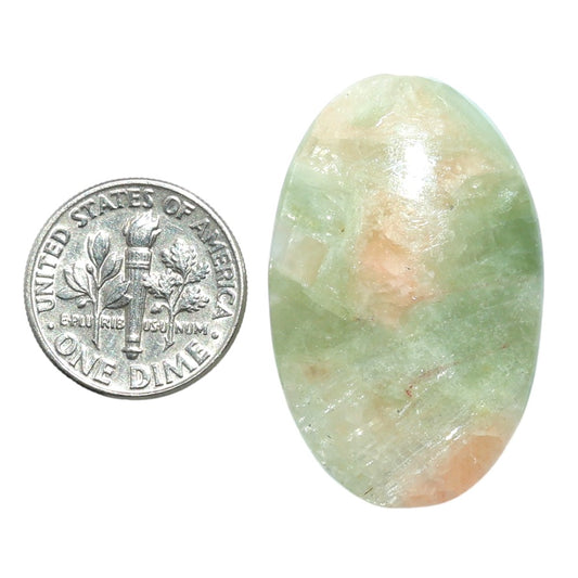 Golden Seraphinite 22.1x34.7x5 mm Oval Shape Polished Gemstone LS149-08083