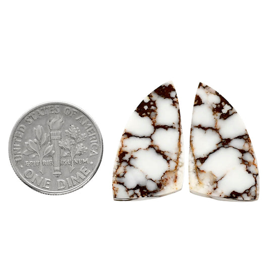 Wild Horse Jasper Pair 13.2x24.7x4.5 mm Fancy Shape Polished Gemstone LS15-04738
