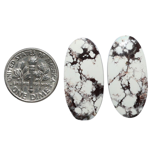 Wild Horse Jasper Pair 13x26.5x4.3 mm Oval Shape Polished Gemstone LS15-07518