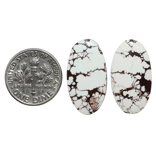 Wild Horse Jasper Pair 12.5x23x3.5 mm Oval Shape Polished Gemstone LS15-07528