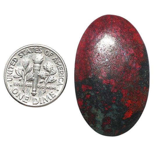 Sonora Sunrise - Cuprite Blood 21.3x34.4x5 mm Oval Shape Polished Gemstone LS153-08311