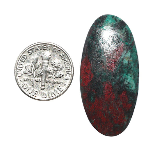 Sonora Sunrise - Cuprite Blood 18x36.75x4 mm Oval Shape Polished Gemstone LS153-08314