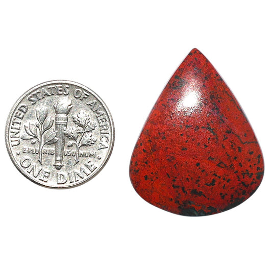 Sonora Sunrise - Cuprite Blood 22.1x27.6x4.5 mm Pear Shape Polished Gemstone LS153-08322