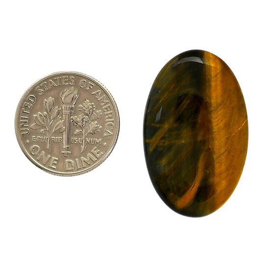 Blue Tiger Eye 17.9x28.4x5.5 mm Oval Shape Polished Gemstone LS17-05518