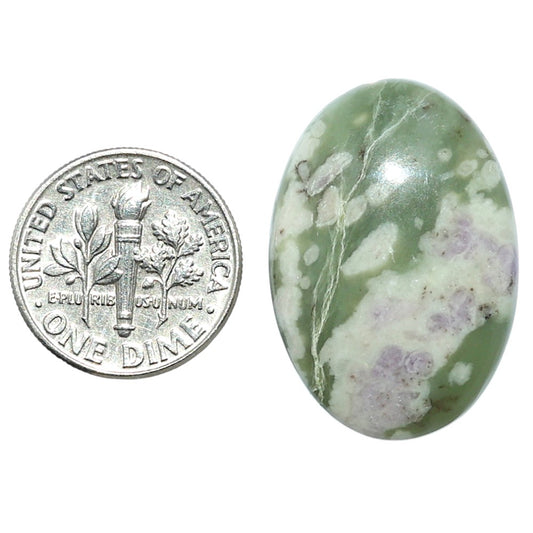Peace Jade 19.2x27.8x5 mm Oval Shape Polished Gemstone LS19-08170